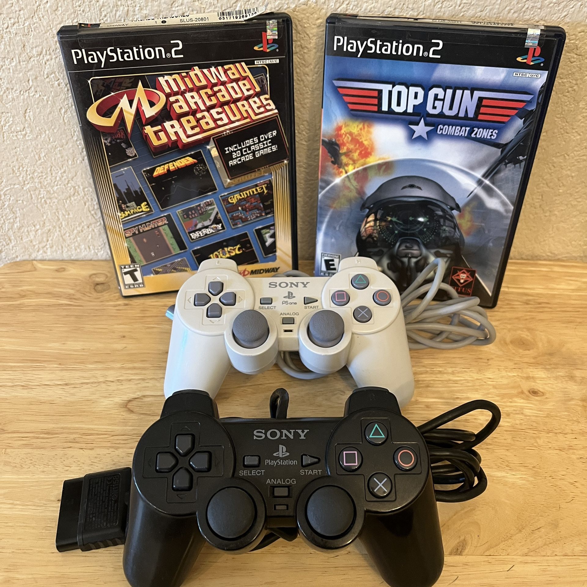 PlayStation Controllers PSOne PS2 and Games