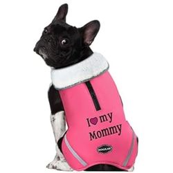 Doglay Warm Dog Winter Coat, Reflective Dog Coats Waterproof Dog Jacket with Thicken Fleece-3XL