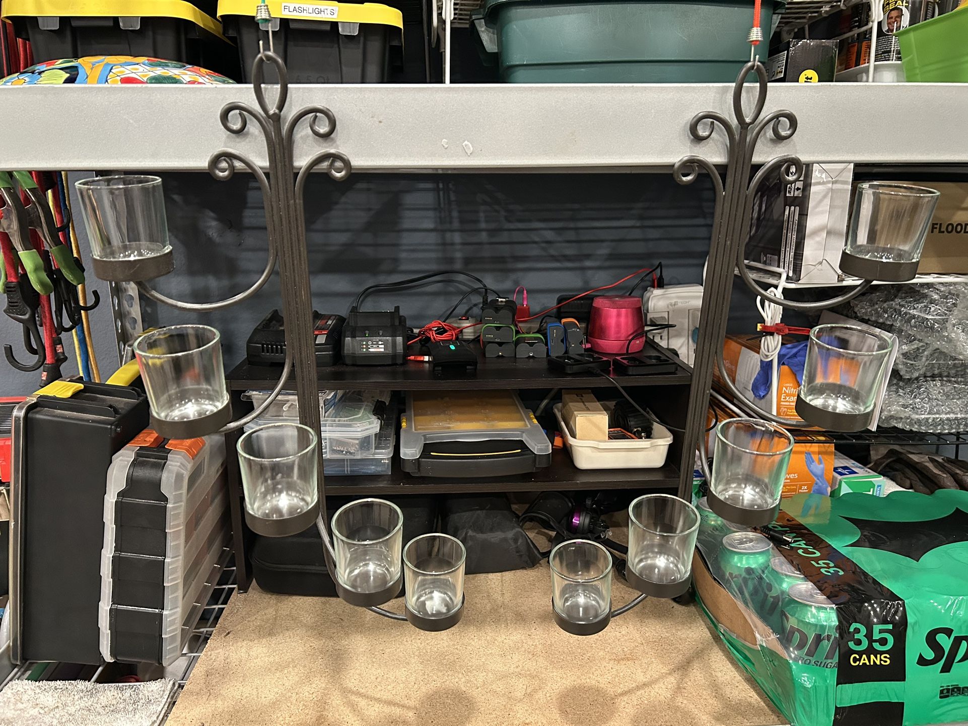 Hanging Candle Set - 5 Tea Candles In each