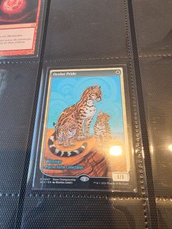 Magic the Gathering: Ocelot Pride + 4x Guide of Souls (matching STAMPED store champ promo set)