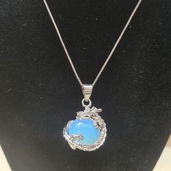 Opalite Bead Necklace 