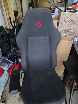 Arozzi Gaming Chair Black Fabric