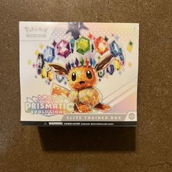Sealed Prismatic Evolutions Pokemon ETB