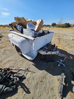 50's truck bed converted to trailer