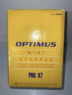 OPTIMUS PRO X7 Speaker