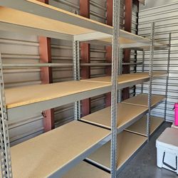 Boltless Storage Rack Shelves 48 in W x24 in D Garage Supply Racks Delivery Available