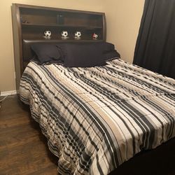 Bookcase Bed with Chest
