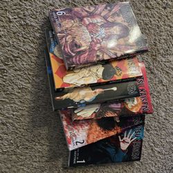 Jujutsu Kaisen Manga 1-6
