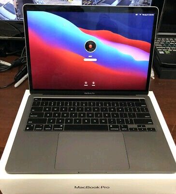 Apple MacBook Pro 13in (256GB SSD, M1, 8GB) Laptop - Space Gray - MYD82LL/A