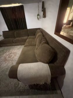 Brown couch