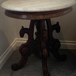 Antique Marble Top Table 