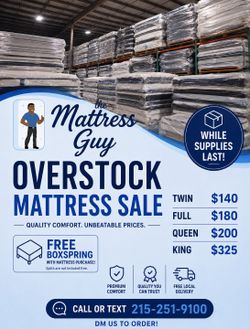 The MattressGuy Overstock Mattress Sale