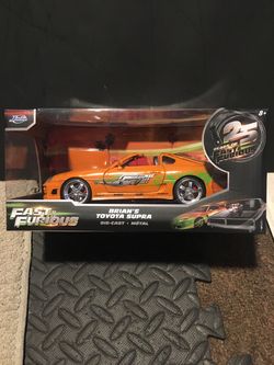 Brains Toyota Supra car die cast car ((new))