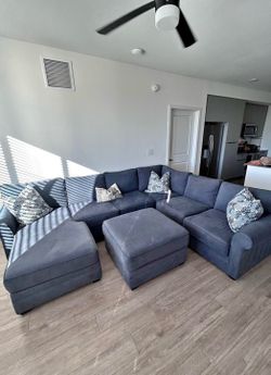 Blue Pacific Furniture Industries Sectional Couch
