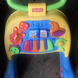 Baby Bundle (Gray Unisex Playpen,1 Baby Walker&1learning ABC+Numbers And Walker 