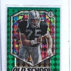 Howie Long Raiders Mosaic Green Prizm