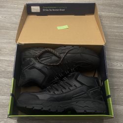 Srmax Slip Resistant Men’s Size 14, Black Composite Toe Shoes