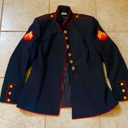 Dress Blue Blouse Size 14R