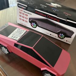 Loa Bluetooth hình xe Cybertruck (car speaker + LED + wireless)