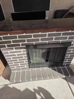 Electronic Fireplace Heater. Works Fine.