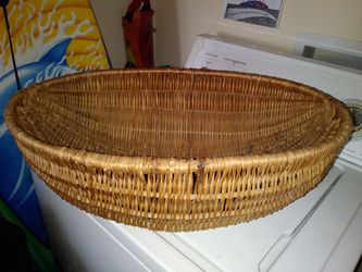 Nice wicker basket.