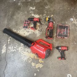 Craftsman 20 Volt Tools (tools Only)
