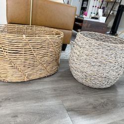 2 Wicker Baskets