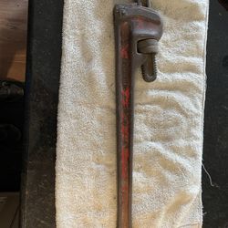 Vintage Rigid 24” Pipe Wrench