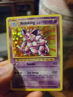 Nidoking pokemon card