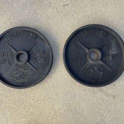 Olympic Weight Plates.       55 Dollars 