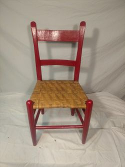 Vintage Chair With Cane Seat