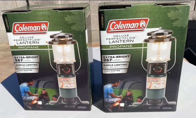 Propane Lantern double burner Deluxe Perfect Flow