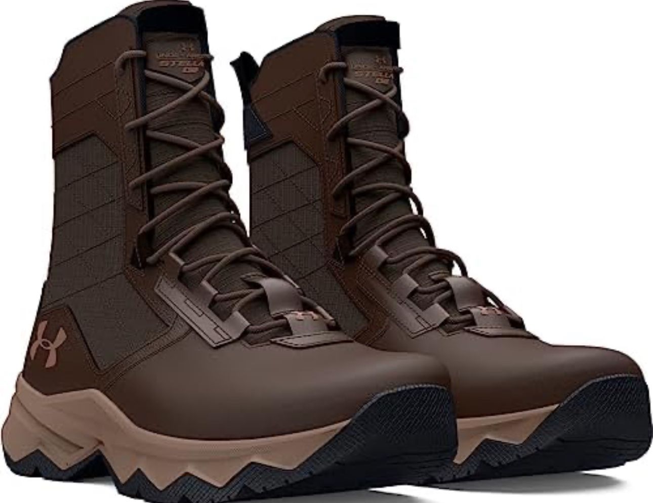Under Armour Stellar Men's G2 Military and Tactical Boots, Size 10.5. (Brown) 