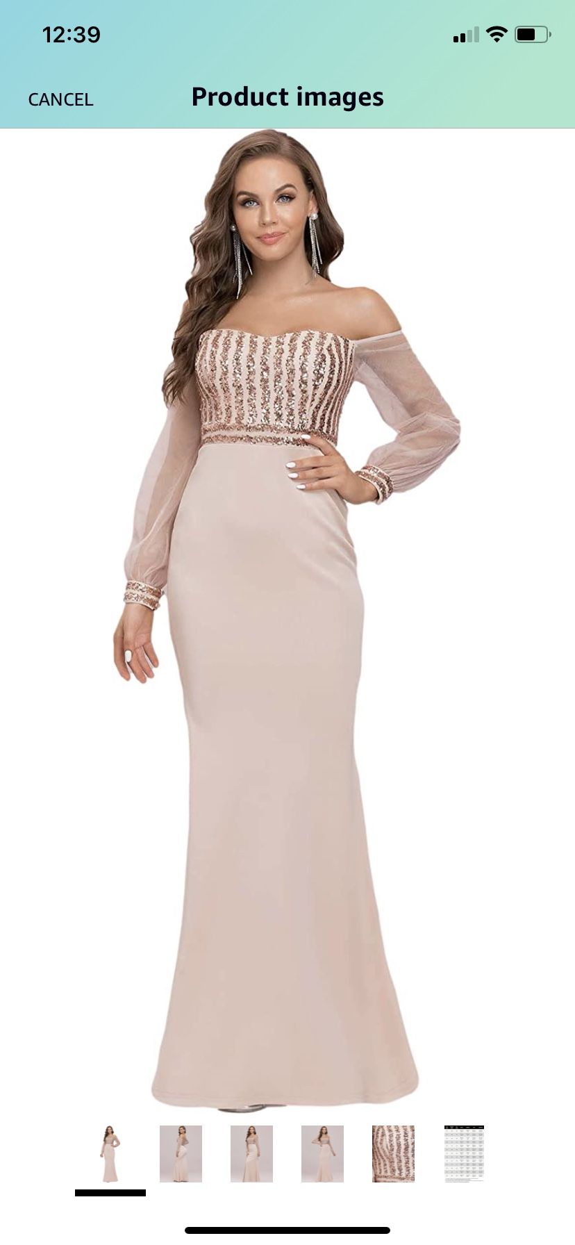 Beautiful Rose Gold Dress