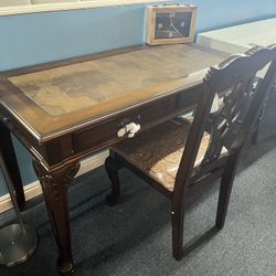 two-piece desk and chair set,$100/2pc