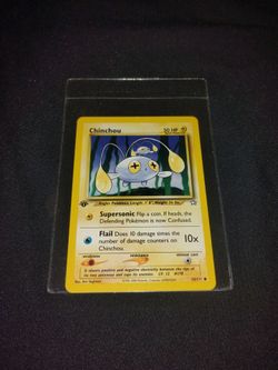 Near Mint 2000 Pokemon - Chinchou Game Card - 55/111