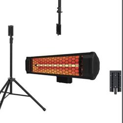 Infrared heater with stand￼