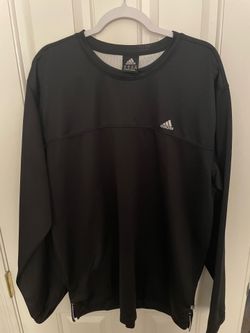 Mens Adidas Long Sleeve Warmup Shirt, Like New, Size XL