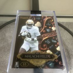 1/1 Malachi Fields Rookie – One of One – SSP