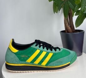 Men Size 11 adidas SL 72 RS Green Yellow Shoes