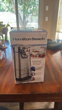 Hamilton Beach SureCut Stainless Steel Can Opener