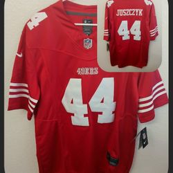 Kyle Juszczyk #44 ☆ 49ers Jersey NWT - Nike Game - Red - Size M - SF Faithful