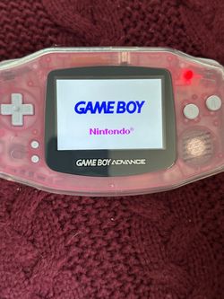 Custom pink gameboy advance