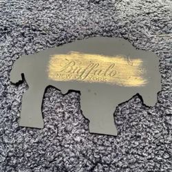 Buffalo Shaped Wall Plaque Sold Separately