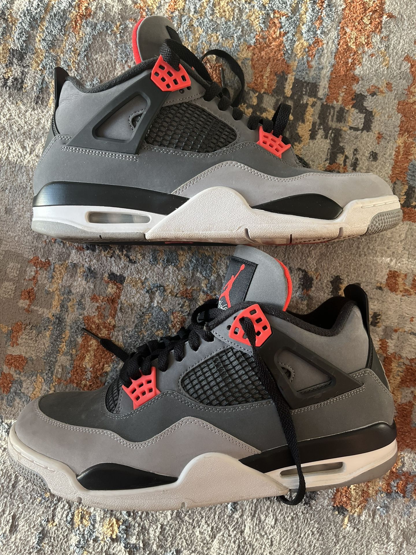 Jordan 4 Retro InfraRed (Size 11.5) - Used No Box