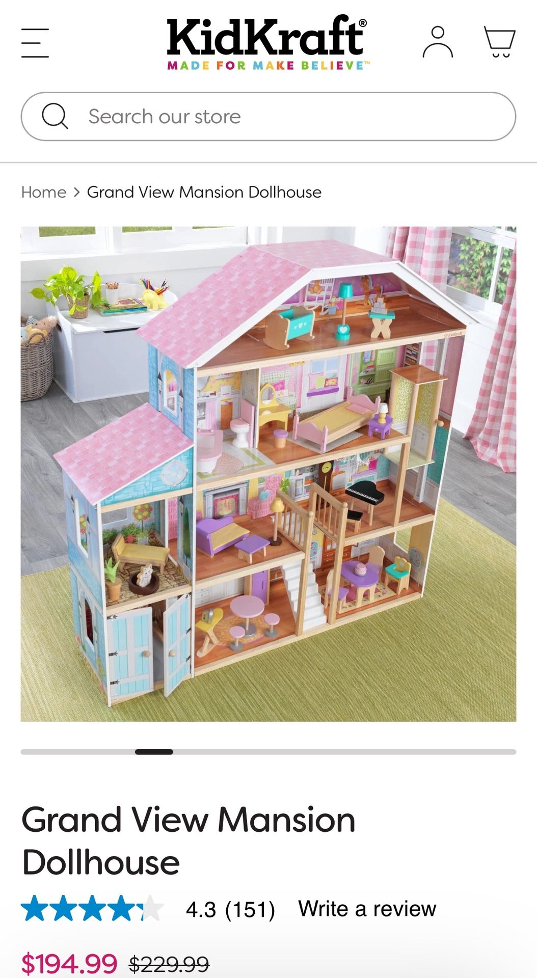 Doll house Wooden