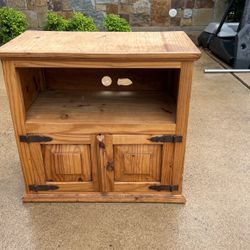 Rustic Pine TV Stand 