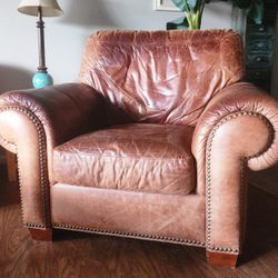 Robinson Leather Armchair. 