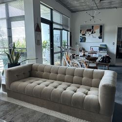 Chiltern Velvet Tufted Sofa 94”