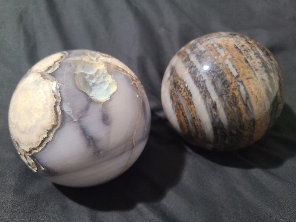 Nice Quartz and Mineral Spheres